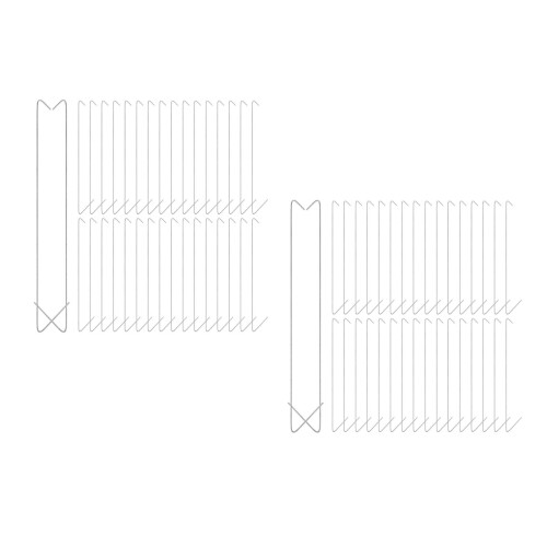 100Pcs Garden Use Galvanized Steel Branch Spreader for Fruit Tree Care