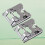 2Pcs Sewing Machine Presser Foot Holder Durable Silver Set 6