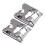 2Pcs Sewing Machine Presser Foot Holder Durable Silver Set 7