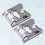 2Pcs Sewing Machine Presser Foot Holder Durable Silver Set 8