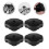 16Pcs Pressure Cooker Plastic Knobs Black Easy-Grip Pot Lid Handles 7