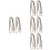 8Pcs Lightweight Black PU Metal Purse Chains Decorative Shoulder Strap 6