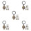 30Pcs Durable Copper Door Viewer Privacy Cover for Entry 7