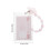 Raindrops Student Card Holder Pink Acrylic 1pack 2