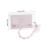 Raindrops Student Card Holder Pink Acrylic 1pack 3
