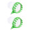2Pcs Multi-Functional Light Green Garden Fruit Picker Basket 6