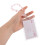 Raindrops Student Card Holder Pink Acrylic 1pack 4