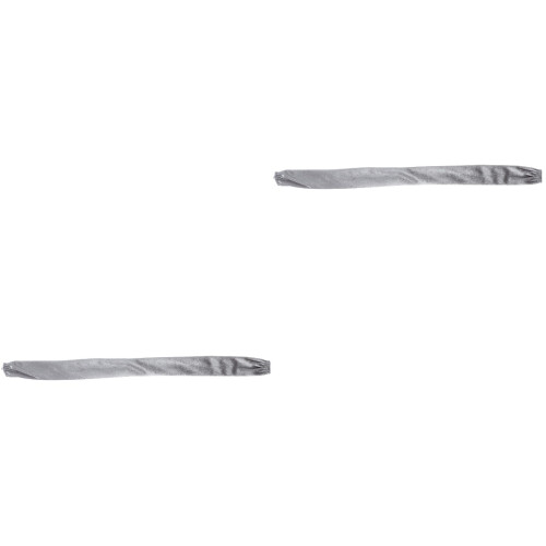 2 Pcs Rust-Proof Iron Chain Flannelette Cover Detachable 2
