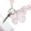 Raindrops Student Card Holder Pink Acrylic 1pack 8