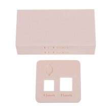 1Set Clay Bead Roller Tool Apricot Plastic Polymer Craft Shaping Mold