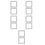 10Pcs Silicone White Socket Protector Covers for Living Room Switches 6