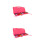 2Sets Beginnersxylofoon 25 Roze Kinderinstrument Met Stevig ABS 6