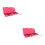 2Sets Beginnersxylofoon 25 Roze Kinderinstrument Met Stevig ABS 8