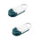 2Pcs Household Dumpling Maker White Plastic Dough Presser Easy Use 6