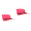2Sets Beginnersxylofoon 25 Roze Kinderinstrument Met Stevig ABS 9
