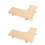 2Pcs Light Yellow Wooden Pet Springboard Platform for Small Animals 3