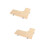 2Pcs Light Yellow Wooden Pet Springboard Platform for Small Animals 4