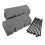 20Pcs Grey Stone-Look Plastic Garden Edge Border Durable Lawn Edging 2