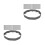 20Pcs Grey Stone-Look Plastic Garden Edge Border Durable Lawn Edging 7
