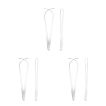 6St Hoogwaardige Zilveren Meetpassers Voor Lengte En Diameter Meten