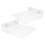 10Pcs Clear Acrylic Parrot Shower Perch with Suction Cups Adjustable 3