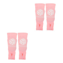 2Pairs Pink Volleyball Sleeves for Women Elastic Breathable Arm Guards