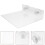 10Pcs Clear Acrylic Parrot Shower Perch with Suction Cups Adjustable 10