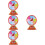 4Sets Reusable DIY Prize Wheels Multi Party Game Prop Plastic Material 5