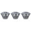 3Pcs Grey Iron Gutter Guards for Home Use Effective 6