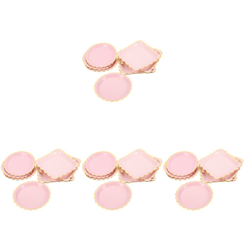 80Pcs Paper Light Pink Party for & 1
