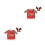 4Pcs Washable Assorted Color Christmas Sweater Hat Covers 5
