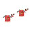 4Pcs Washable Assorted Color Christmas Sweater Hat Covers 7