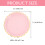 80Pcs Paper Light Pink Party for & 8