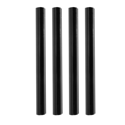 8Pcs PVC Radiator Pipe Covers Black Decorative Heating Pipe Protection 2