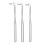 3Pcs Silver Nail Stripping Brushes for Accurate Nail Art Design 2