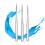 3Pcs Silver Nail Stripping Brushes for Accurate Nail Art Design 3