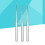 3Pcs Silver Nail Stripping Brushes for Accurate Nail Art Design 4