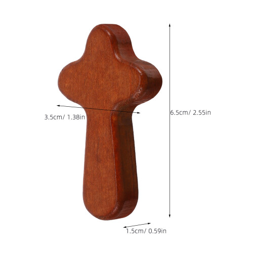 3set Mini Wood Holding Hand Religious Decor 1