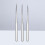 3Pcs Silver Nail Stripping Brushes for Accurate Nail Art Design 11
