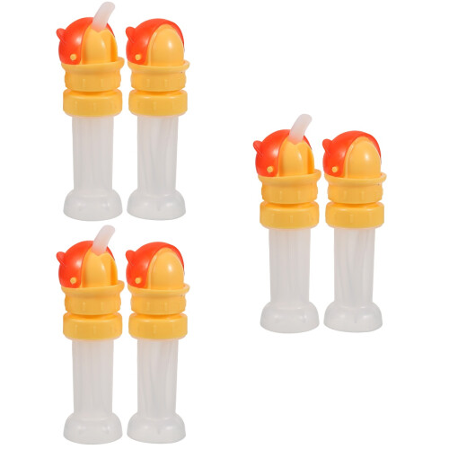 6Pièces Bouchons Étanches PP Pour Bouteilles Voyage Enfants