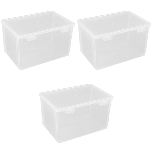 3Pièces Boîte De Conservation Pain, PP, Usage Cuisine Clair