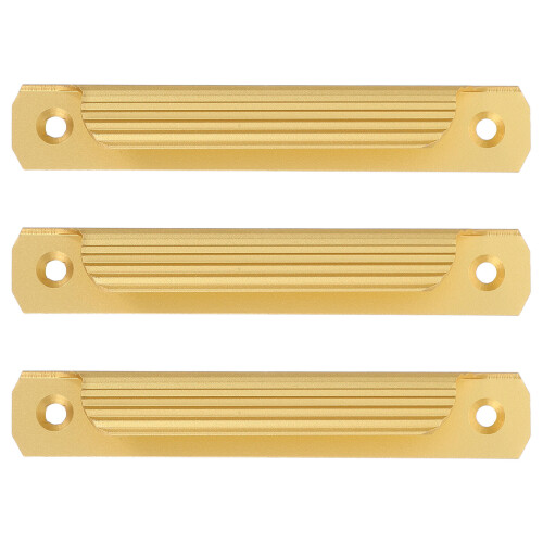 6Pcs Aluminum Golden Sliding Barn Door Handles Durable Pull Handles 1