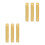 6Pcs Aluminum Golden Sliding Barn Door Handles Durable Pull Handles 5