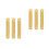 6Pcs Aluminum Golden Sliding Barn Door Handles Durable Pull Handles 7