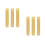 6Pcs Aluminum Golden Sliding Barn Door Handles Durable Pull Handles 9