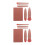 2Sets Coffee Color Makeup Brushes Plastic Synthetic for Travel Use 7