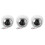 3Pcs Easy Install Electric Scooter Front Light LED Headlamp in White 6