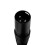 3 Pin Xlr Microphone Cable Black Nylon Metal ABS Audio Wire 5