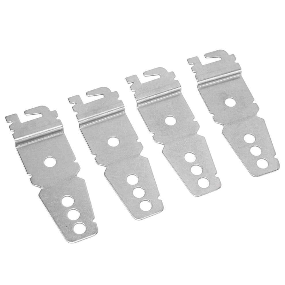 4Pcs Stainless Steel Dishwasher Mounting Brackets With Screws, 7.65X1.62cm 8781388024148