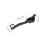 20Pairs Sleek Black Metal Zipper Slider Pulls for Luggage Backpack Use 10